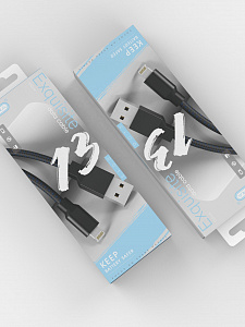 EZRA DC13 кабель USB 2.1A (iOS Lighting) 1.2м