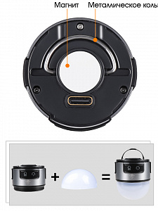 Патриот PT-FLG45 фонарь налобный (2L, аккум)