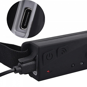 Фонарь налобный, фонарик аккумуляторный Следопыт PT-FLG46