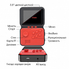 Орбита OT-TYG06 Красная игровая приставка (8/16/32 bit)
