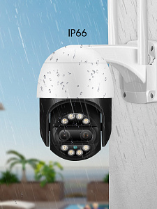 Орбита OT-VNI57 Видеокамера IP WI-FI (2560*1440, 4Mpix*2, 2.8/12мм, пластик)