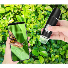 Микроскоп беспроводной цифровой карманный 1000X Wi-Fi Орбита OT-INL92