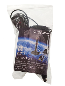 Антенна комнатная для цифрового ТВ с магнитом Орбита OT-ANT01