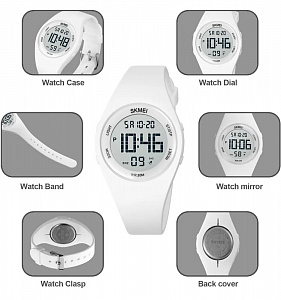 Skmei 1865 Белый часы наручные детские