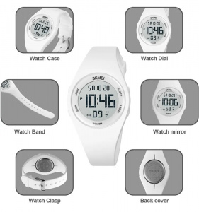 Skmei 1865 Белый часы наручные детские