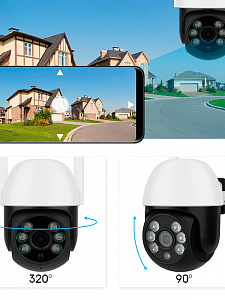 Орбита OT-VNI65 Видеокамера IP-WI-FI (1920*1080, 2Mpix, 3,6мм, пластик)