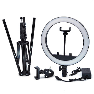 Огонек OG-SMH04 лампа кольцевидная со штативом (30см)