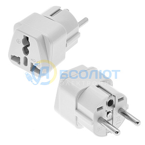 Орбита OT-ELS02 Белый переходник сетевой (16А) (УПАКОВКА 10шт)