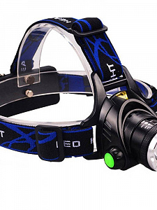 Патриот PT-FLG04 фонарь налобный (1L, 2*18650, Т6,ZOOM)