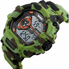 Skmei 1233 Зеленый камуфляж часы наручные