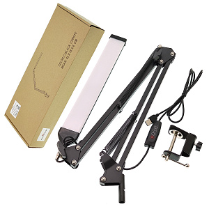 Лампа настольная для школьника на струбцине Огонёк OG-LDP37