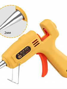 Клеевой пистолет со стержнями в кейсе Помощник PM-ING01