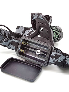 Патриот PT-FLG05 фонарь налобный (1L,18650, ZOOM)