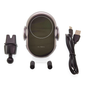 EZRA HL36 Держатель для смартфонов + беспроводное ЗУ 15W (в воздуховод)