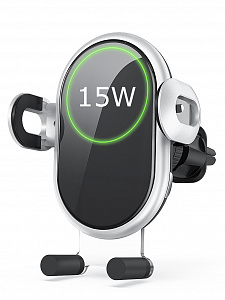 EZRA HL36 Держатель для смартфонов + беспроводное ЗУ 15W (в воздуховод)