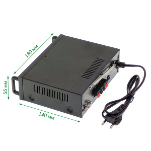 Усилитель звука двухканальный с Bluetooth, FM Орбита OT-SPA01