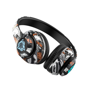 Наушники беспроводные Bluetooth с микрофоном и радио Орбита OT-ERB48 Черные