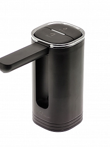 Помпа для воды 19л электрическая со складным носиком универсальная Огонёк OG-HOG10 Черная