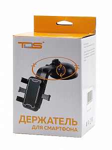 Держатель для телефона автомобильный на присоске TDS TS-CAA56 Черный