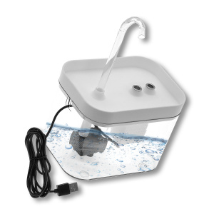 Поилка для кошек автоматическая с подсветкой 1.5л, фонтан TITAVIN TI-ADF001