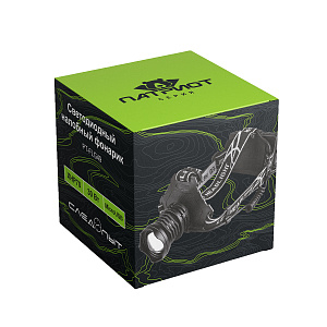 Патриот PT-FLG49 фонарь налобный (1L, 3*18650, ZOOM)