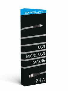Орбита OT-SMM58 Серый кабель USB 2.4A (microUSB) 1м