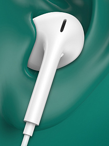 SENDEM G34T Белые наушники - гарнитура (TYPE-C)