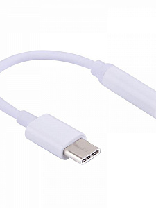 Орбита OT-SMA21 переходник 4pin (штекер TYPE-C - гнездо 3,5 мм)10см