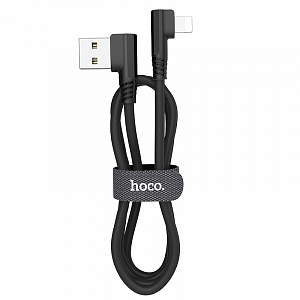 HOCO U83 Черный кабель USB 2.4A (iOS Lighting) 1.2м