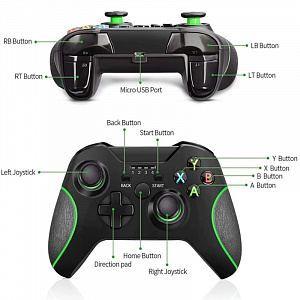 Орбита OT-PCG16 Черный геймпад игровой (2.4Гц)