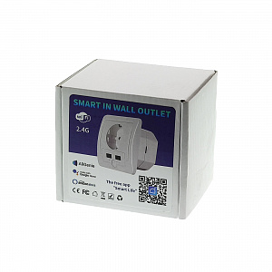 Умная розетка с USB Wi-Fi 16A Орбита OT-HOS15