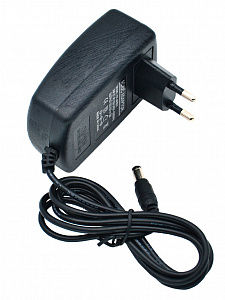 Блок питания 12В 1А универсальный адаптер сетевой со штекером 5.5х2.5 мм Орбита OT-APB42 Черный