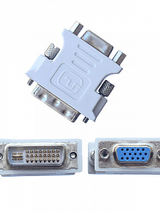 Орбита OT-AVW24 видео переходник (штекер DVI-I - гнездо VGA) (УПАКОВКА 10шт)