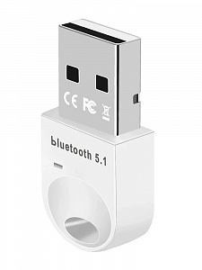 Bluetooth адаптер 5.1 для ПК и ноутбука Орбита OT-PCB16 Белый