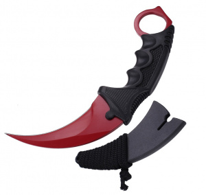 Патриот PT-TRK12 нож складной (Керамбит, красный)