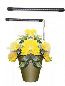 Фитолампа для растений с таймером на телескопической ноге Огонек OG-LDP16