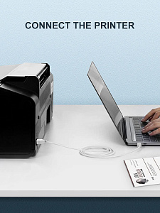 Орбита OT-PCC29 кабель (штекер USB-В 2.0 - штекер TYPE-C) 1.5м