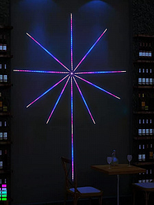 Светодиодная Bluetooth лента Фейерверк с пультом Огонёк OG-LDL39 30см