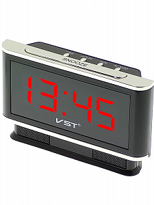 VST 721-1 Красные часы настольные (без блока)