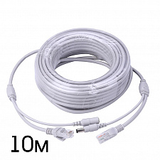 Удлинитель питание + Ethernet для IP видеокамеры 10м Орбита OT-VNW08