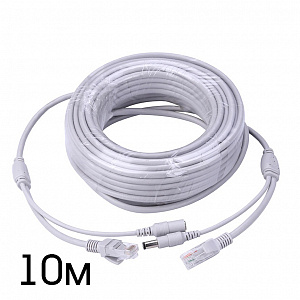 Удлинитель питание + Ethernet для IP видеокамеры 10м Орбита OT-VNW08