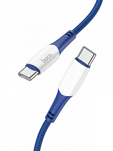 HOCO X70 Синий кабель PD60W (TYPE-C-TYPE-C) 1м