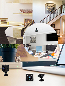 Беспроводная мини IP камера видеонаблюдения Wi-Fi Орбита OT-VNG11