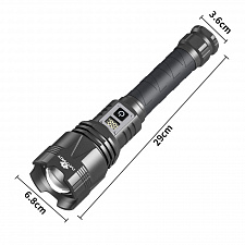 Патриот PT-FLR34 фонарь ручной (1L, 2*26650,ZOOM)