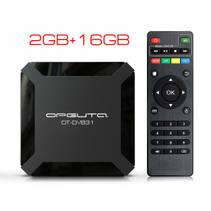 Смарт ТВ приставка медиаплеер на андроид 2/16 Гб Орбита OT-DVB31