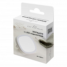 Огонек OG-HBE01 Зеркало с подсветкой (аккум)