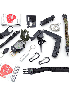 Набор для выживания туристический 16 в 1 Патриот PT-TRS07