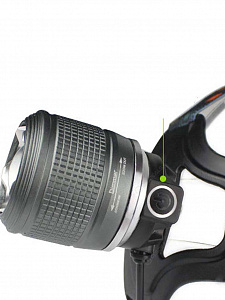 Патриот PT-FLG06 фонарь налобный (1L, 2*18650, ZOOM, Т6)