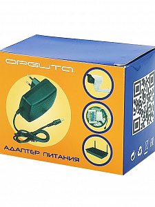 Блок питания 5В 2.5А универсальный адаптер сетевой со штекером 3.5х1.35 мм Орбита OT-APB18 Черный