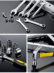 Набор инструментов для автомобиля и дома 118 предметов Патриот PT-INO16